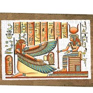 The Goddesses Isis &  Hathor